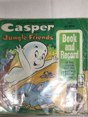 Jungle Friends Book and Record - Green